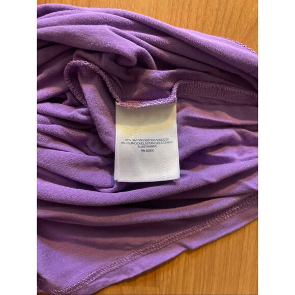 Land’s End Purple T-Shirt Women’s Plus Size XL - Picture 3 of 5